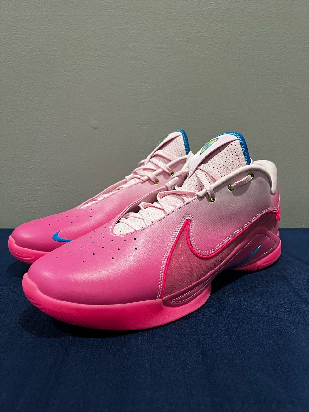 Nike LeBron 22 “I Promise” Pink Foam Blue HV8455-600 Size 17 Men’s